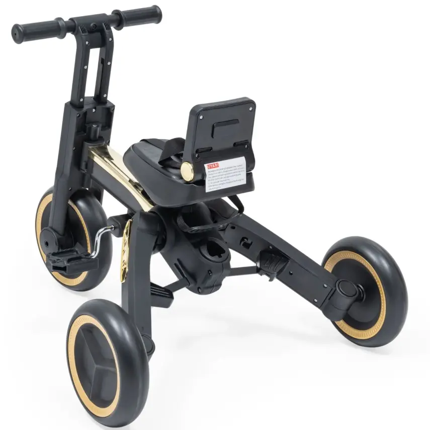 Duux Trike 7 in 1 Katlanır Üç Tekerlekli Çocuk Bisikleti Siyah - 17