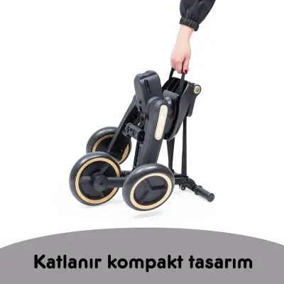 Duux Trike 7 in 1 Katlanır Üç Tekerlekli Çocuk Bisikleti Siyah - 19