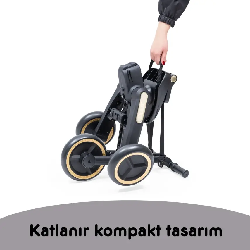 Duux Trike 7 in 1 Katlanır Üç Tekerlekli Çocuk Bisikleti Siyah - 19