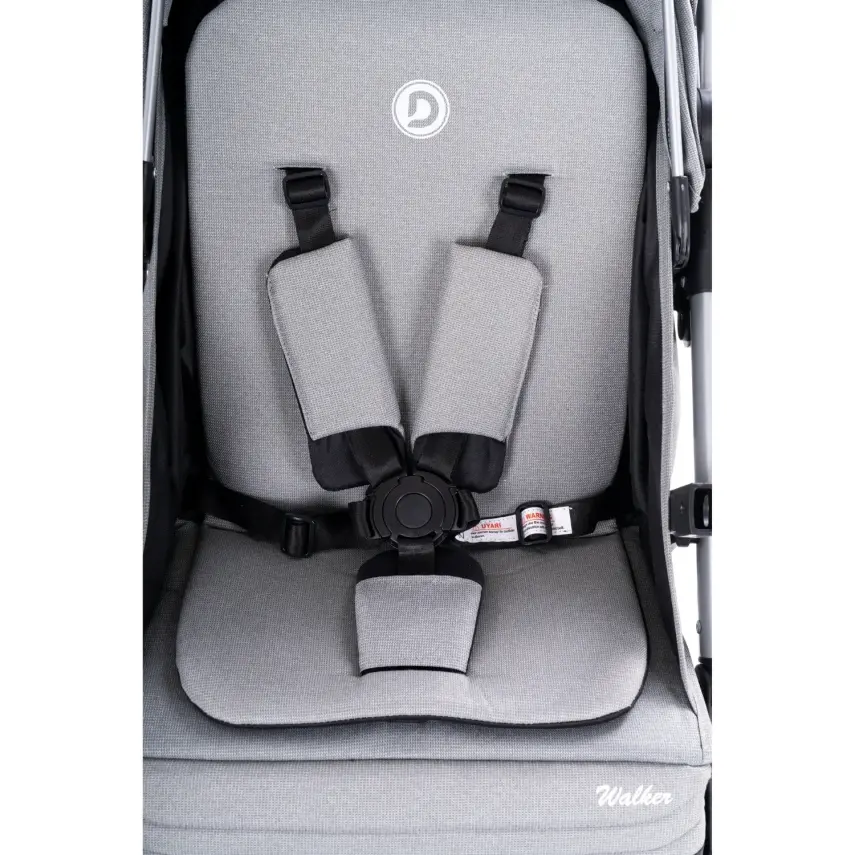 Duux Walker Tek Elle Katlanabilir Kabin Bebek Arabası Gri - 15
