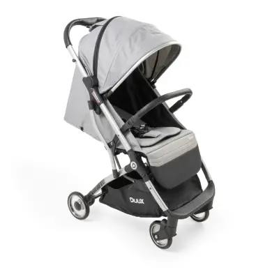 Duux Walker Tek Elle Katlanabilir Kabin Bebek Arabası Gri - 21
