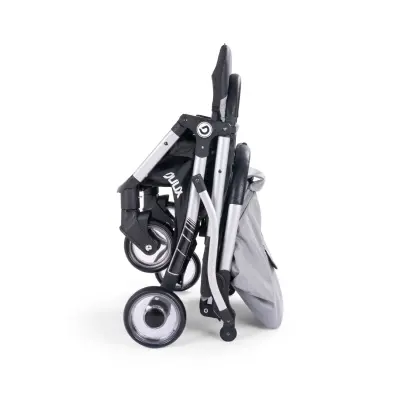 Duux Walker Tek Elle Katlanabilir Kabin Bebek Arabası Gri - 3