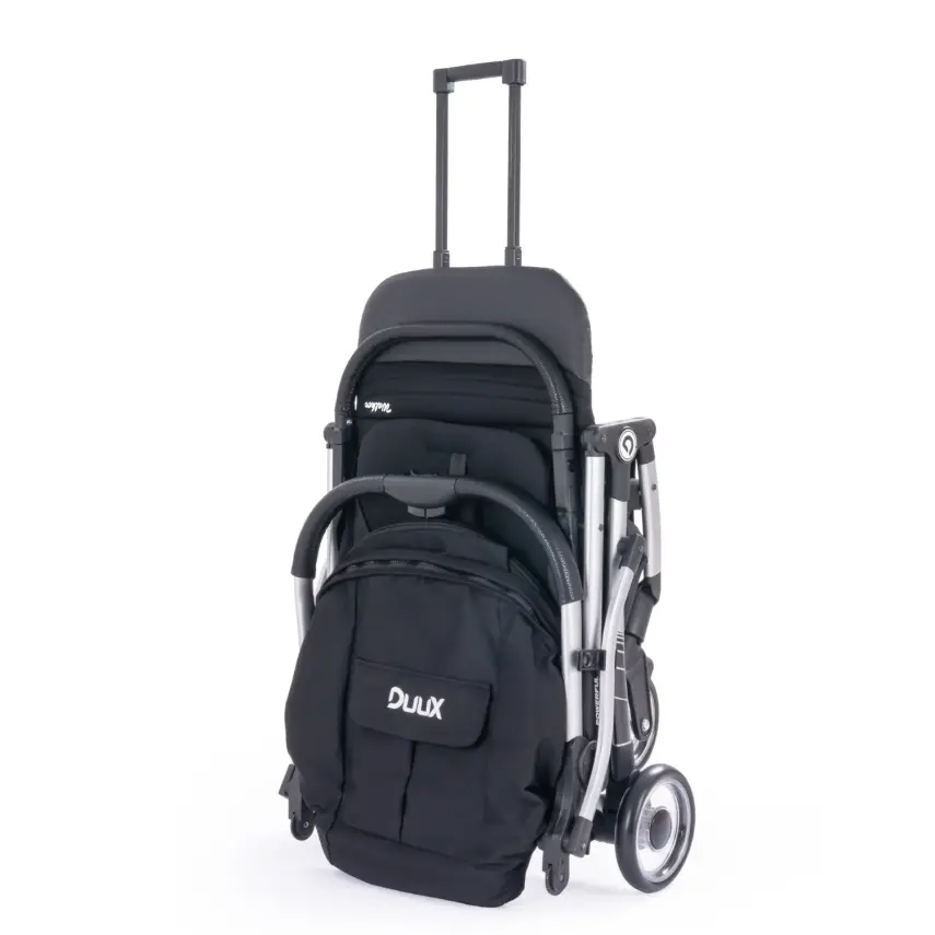 Duux Walker Tek Elle Katlanabilir Kabin Bebek Arabası Siyah - 3