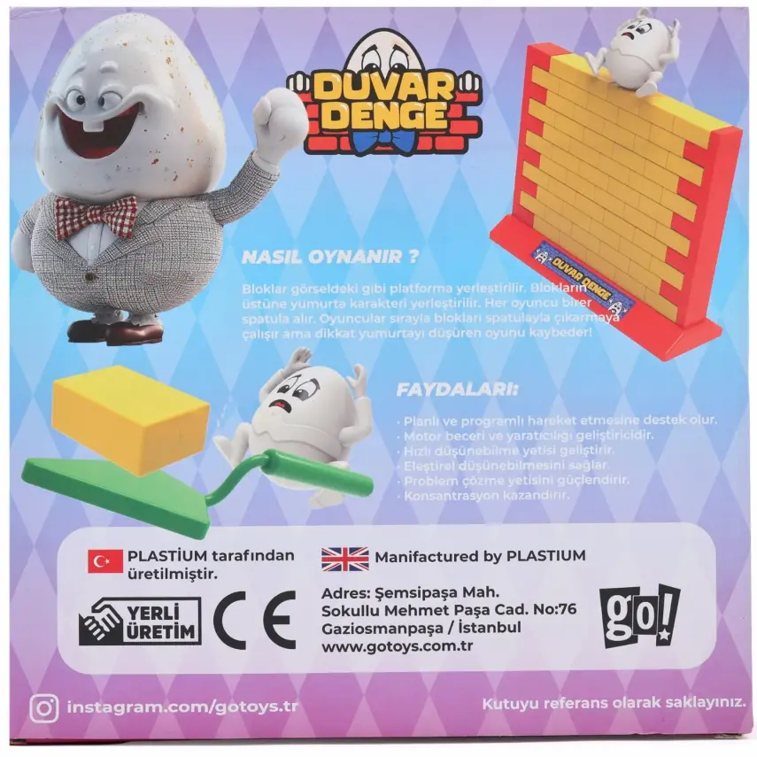 Duvar Denge Kutu Oyunu - 3