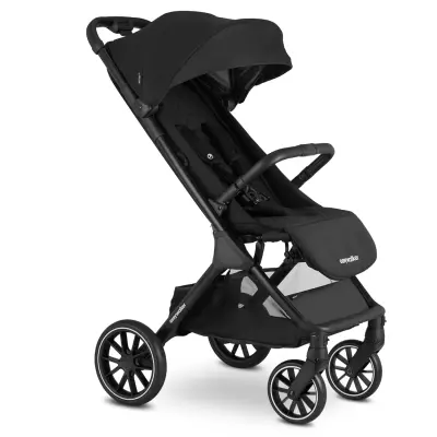 Easywalker Jackey XL Tek Tuşla Katlanabilen Kabin Boy Bebek Arabası Shadow Black (1)