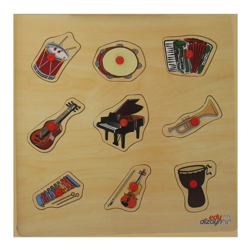 Edu Ahşap Tutmalı Müzik Aletleri - 1