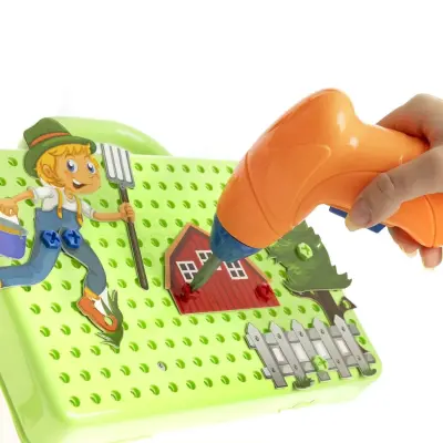 Eğitici Matkap Seti Çiflik Hayvanları 3D Stem Creative - 4