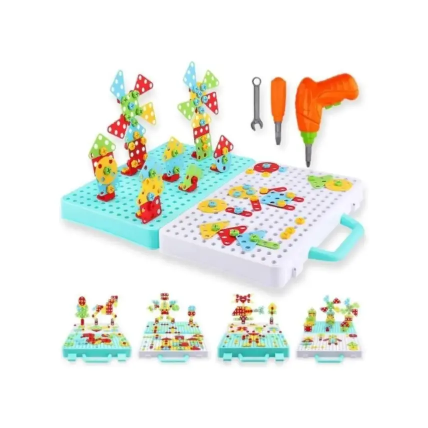 Eğitici Matkap Seti Dinozorlar 3D Stem Creative - 5