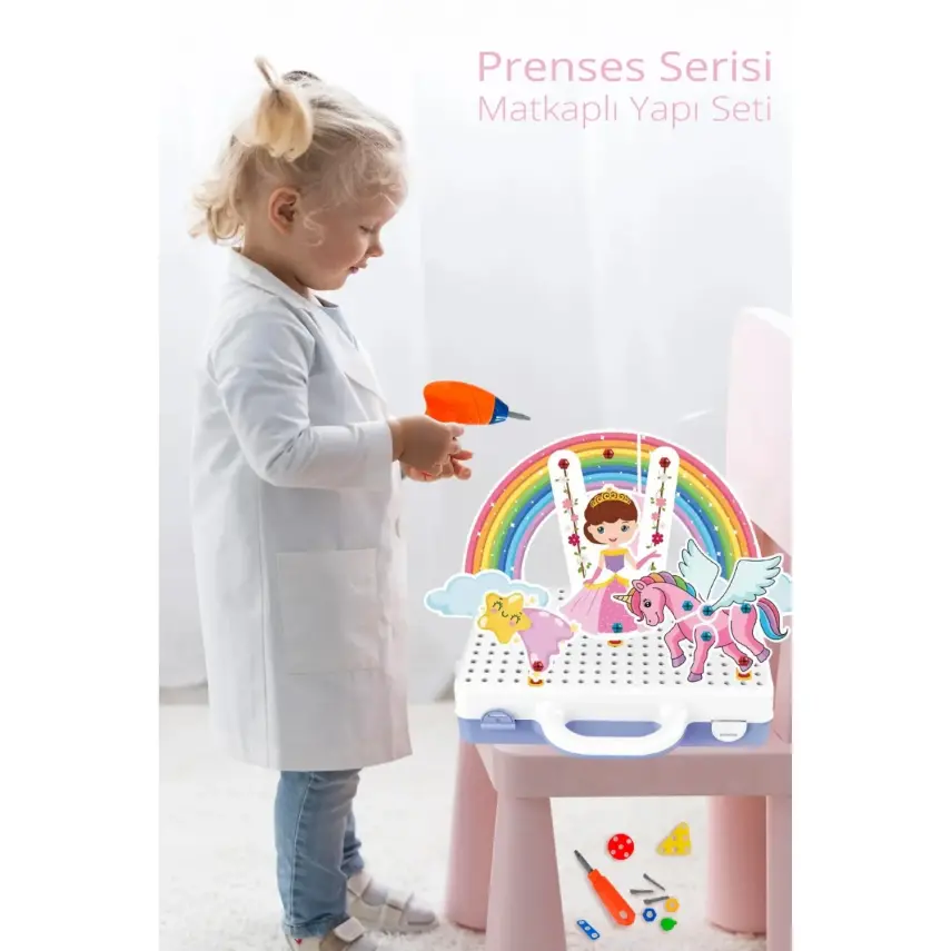 Eğitici Matkap Seti Unicorn 3D Stem Creative - 3