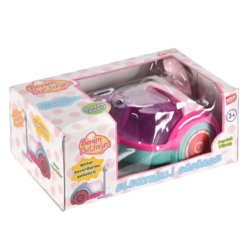 Elektrik Süpürgesi Kutulu Pembe - 1