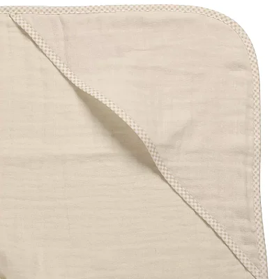 Ella Bonna Bebek Müslin %100 Pamuk Havlu Kundak 80x80cm Ekru - 5