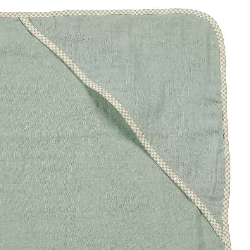 Ella Bonna Bebek Müslin %100 Pamuk Havlu Kundak 80x80cm Mint - 6