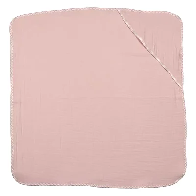 Ella Bonna Bebek Müslin %100 Pamuk Havlu Kundak 80x80cm Pembe - 5
