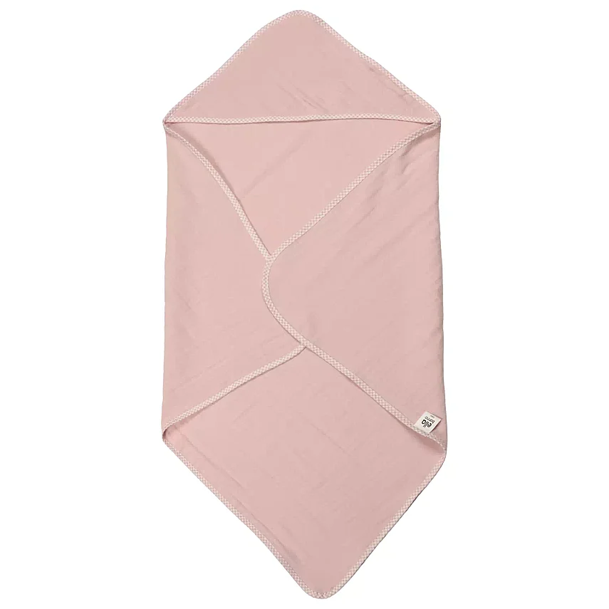 Ella Bonna Bebek Müslin %100 Pamuk Havlu Kundak 80x80cm Pembe - 4