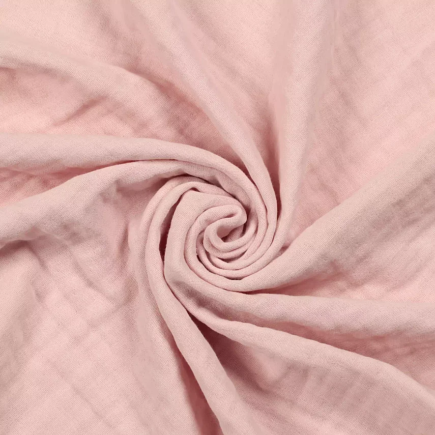 Ella Bonna Bebek Müslin %100 Pamuk Havlu Kundak 80x80cm Pembe - 7