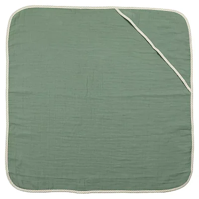 Ella Bonna Bebek Müslin %100 Pamuk Havlu Kundak 80x80cm Yeşil - 4