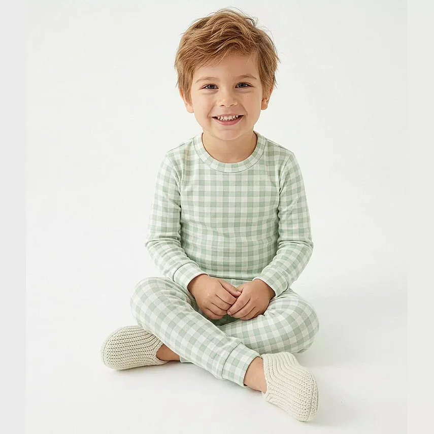 Ella Bonna Pijama Takımı Ekose - 3