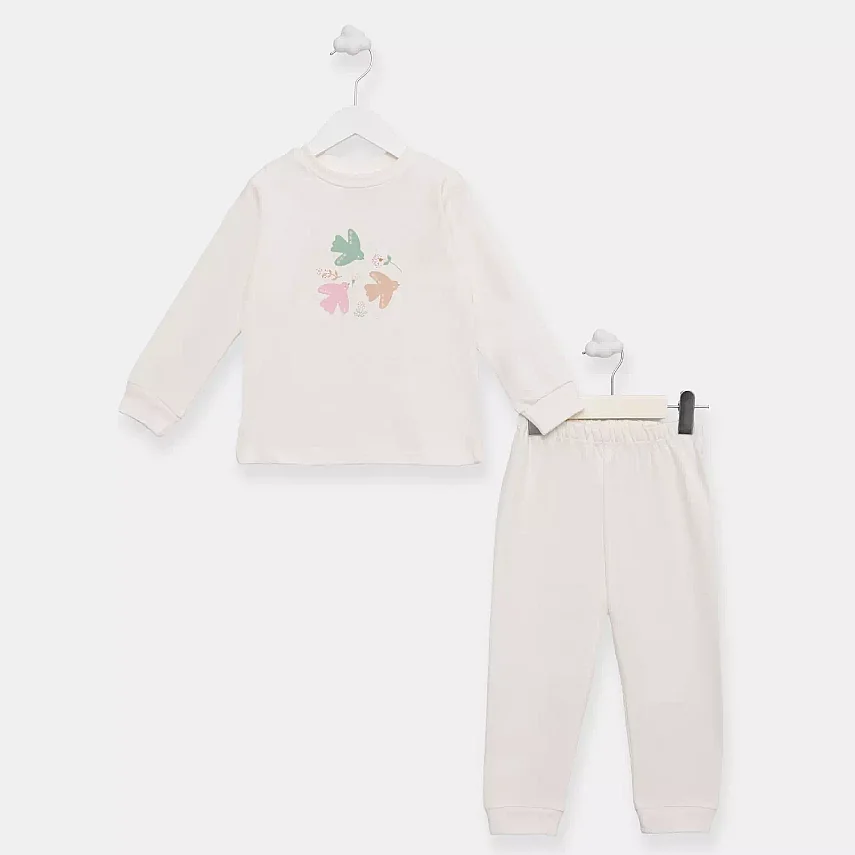 Ella Bonna Pijama Takımı Ekru - 1