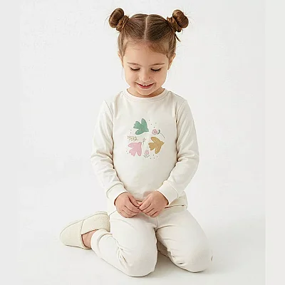 Ella Bonna Pijama Takımı Ekru - 3