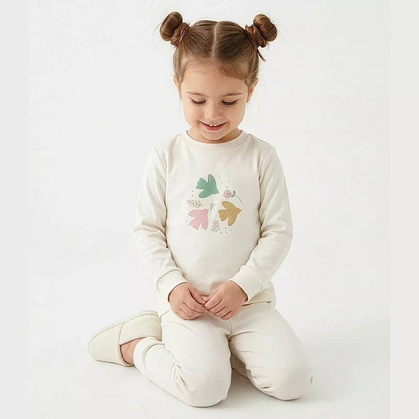 Ella Bonna Pijama Takımı Ekru - 3