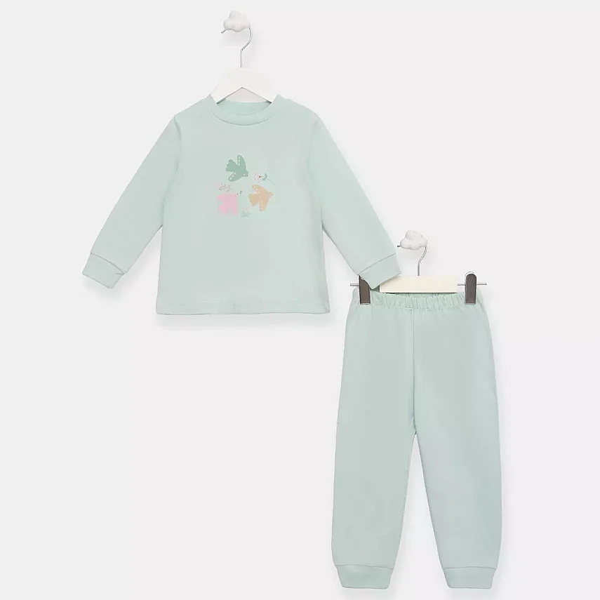 Ella Bonna Pijama Takımı Mavi - 1