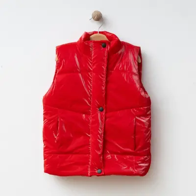 Ella Bonna Şişme Yelek Kırmızı 