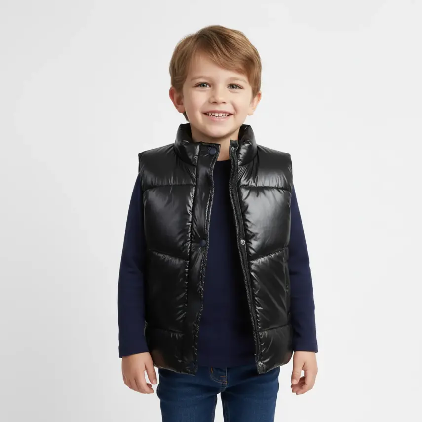 Ella Bonna Şişme Yelek Siyah - 2