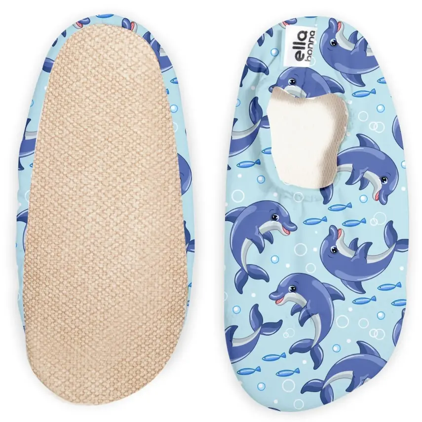 Ella Bonna Unisex Deniz Patiği Kaydırmaz Taban Yunus Balığı - 4