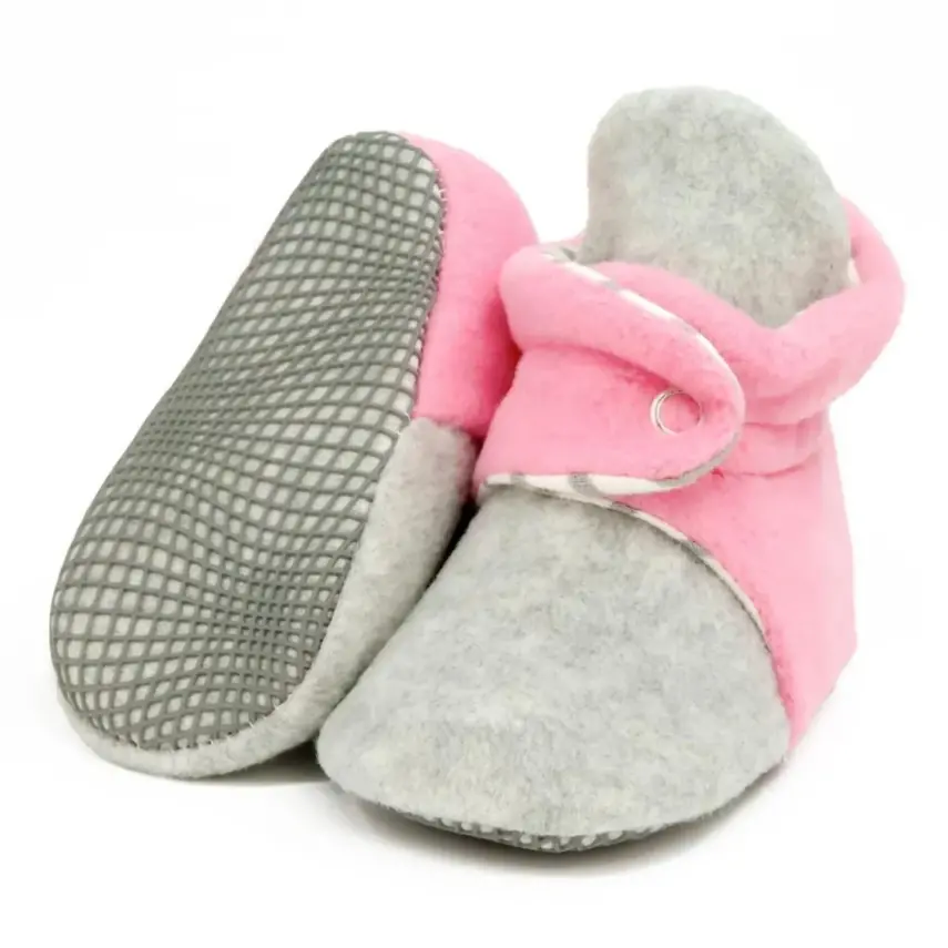 Ella Bonna Unisex Panduf Kaydırmaz Taban Gri - Pembe - 1