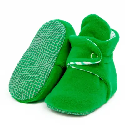 Ella Bonna Unisex Panduf Organik Pamuk Kaydırmaz Taban Yeşil 