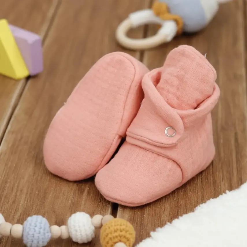 Ella Bonna Unisex Panduf Organik Pamuk Müslin Gül Kurusu - 5