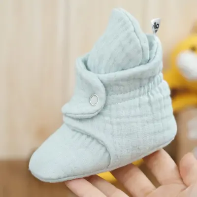 Ella Bonna Unisex Panduf Organik Pamuk Müslin Mint Yeşili - 6