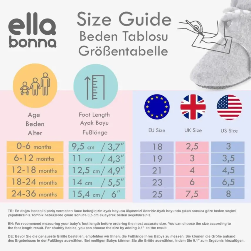 Ella Bonna Unisex Panduf Organik Pamuk Müslin Mint Yeşili - 13