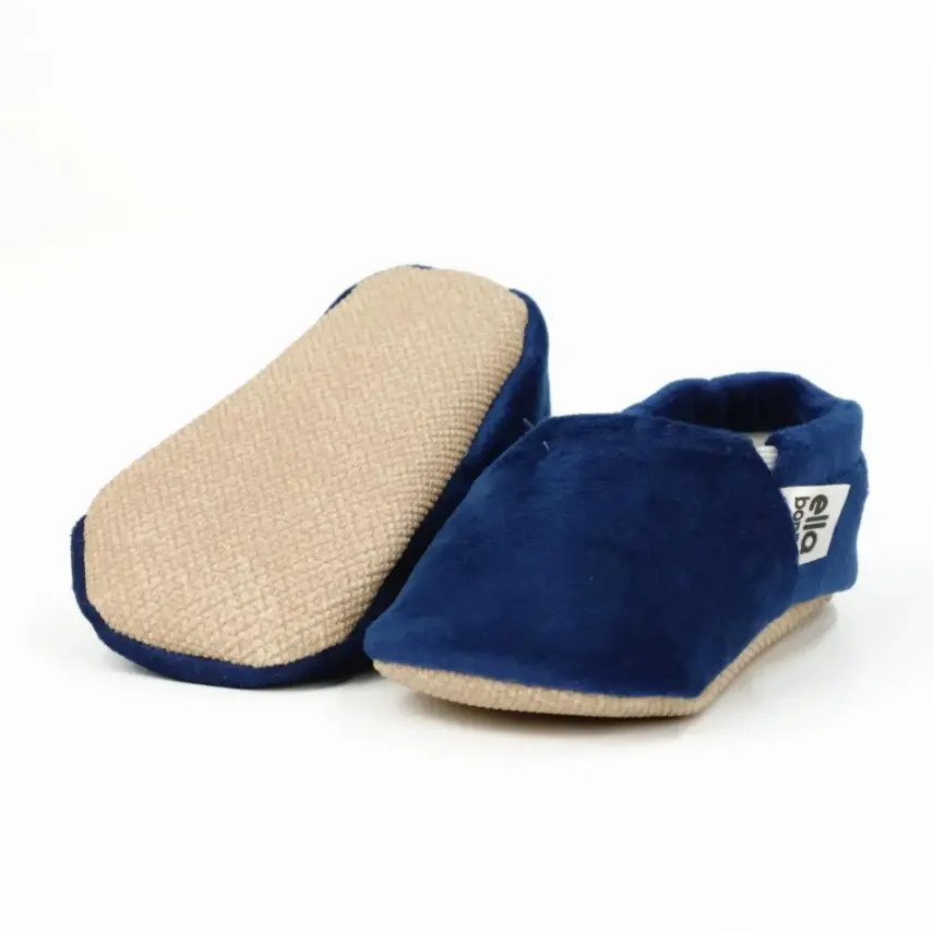 Ella Bonna Unisex Patik Kadife Kaydırmaz Taban Saks - 2