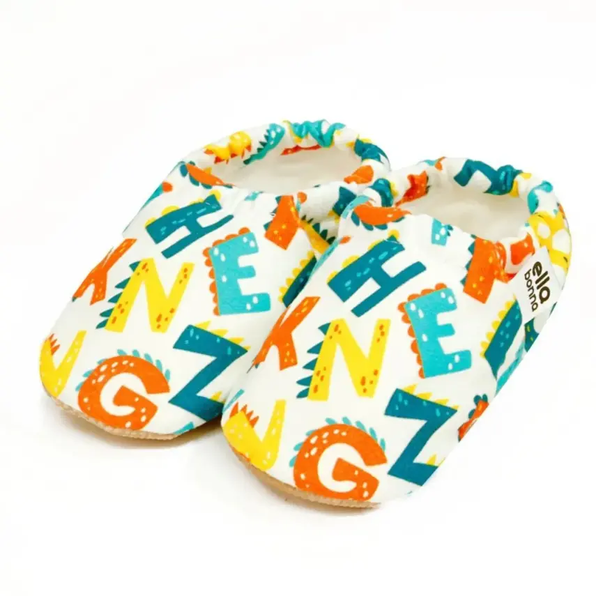 Ella Bonna Unisex Patik Kaydırmaz Taban Alfabe - 14