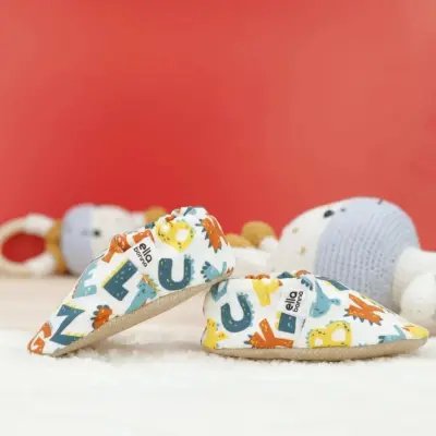 Ella Bonna Unisex Patik Kaydırmaz Taban Alfabe - 10