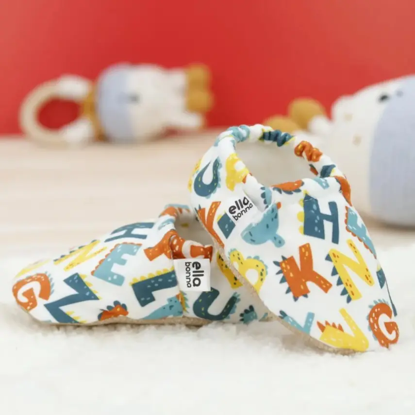 Ella Bonna Unisex Patik Kaydırmaz Taban Alfabe - 24