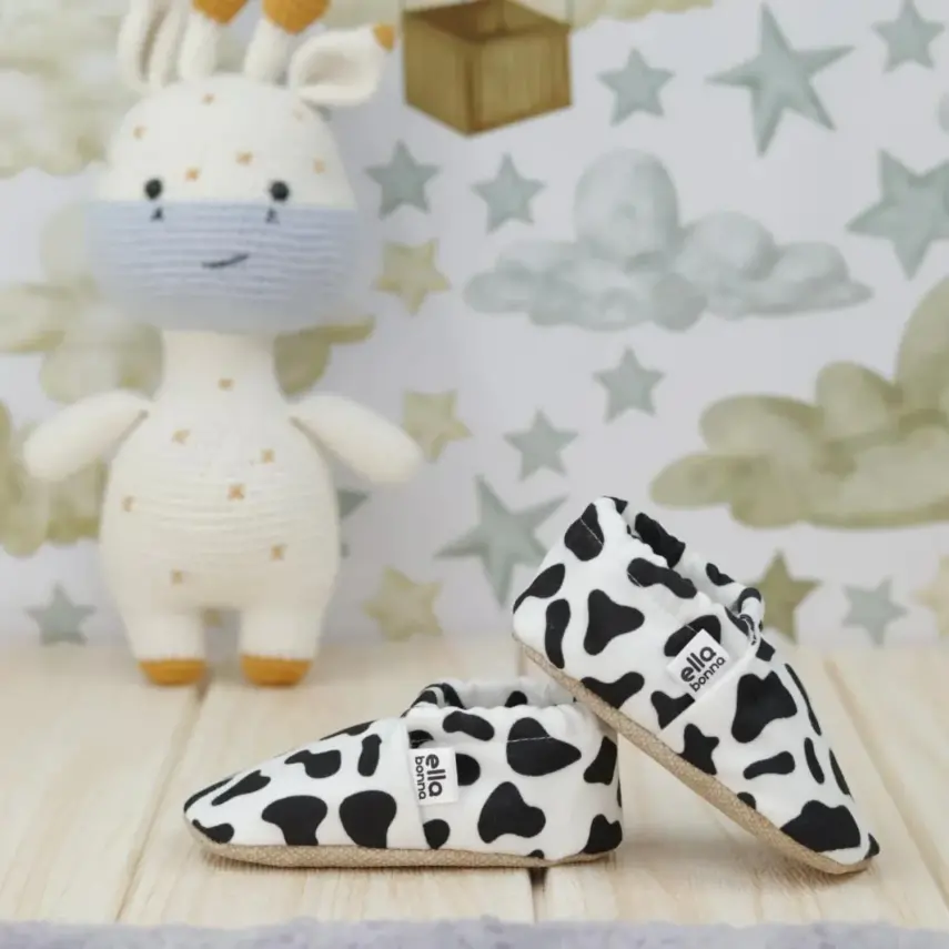 Ella Bonna Unisex Patik Kaydırmaz Taban İnek - 24