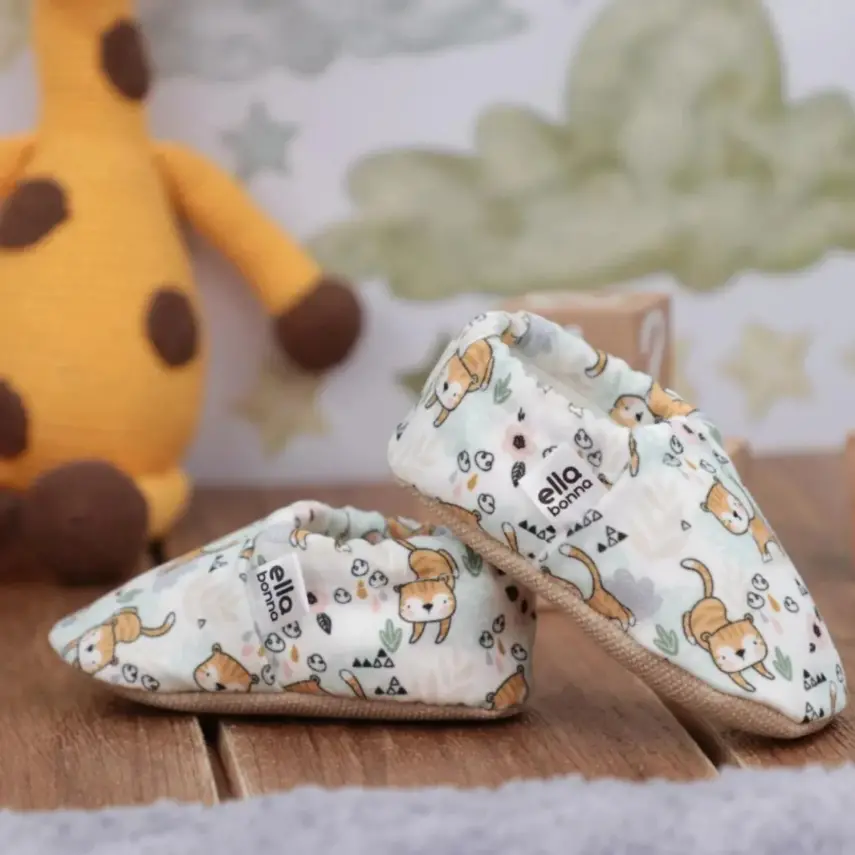 Ella Bonna Unisex Patik Kaydırmaz Taban Kedi - 21