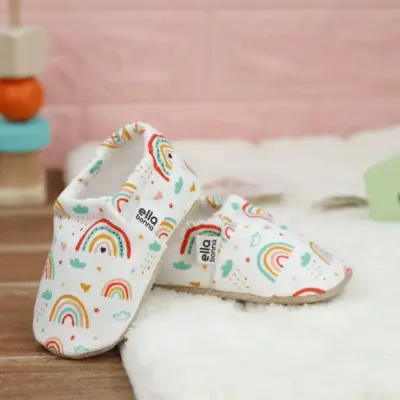 Ella Bonna Unisex Patik Kaydırmaz Taban Rainbow - 5