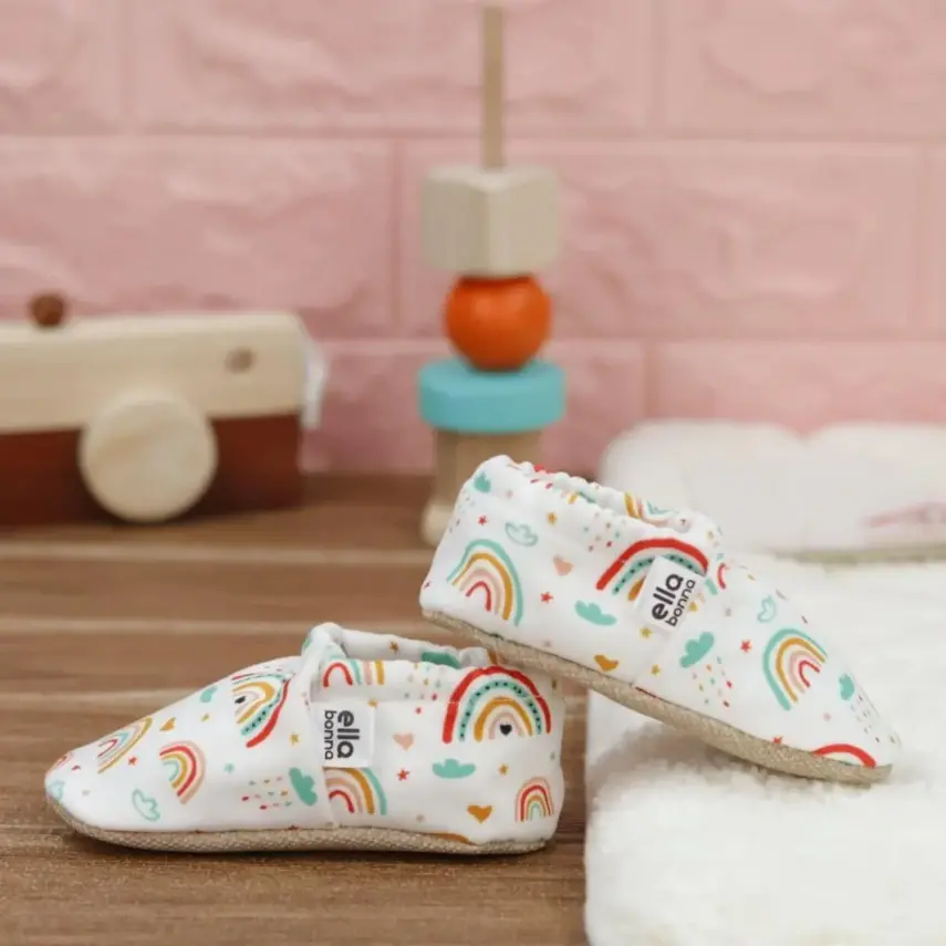 Ella Bonna Unisex Patik Kaydırmaz Taban Rainbow - 12