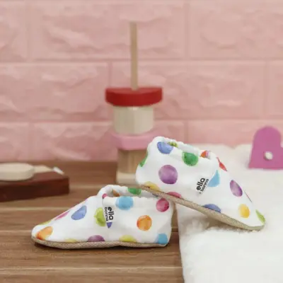 Ella Bonna Unisex Patik Kaydırmaz Taban Renkli Noktalar - 3