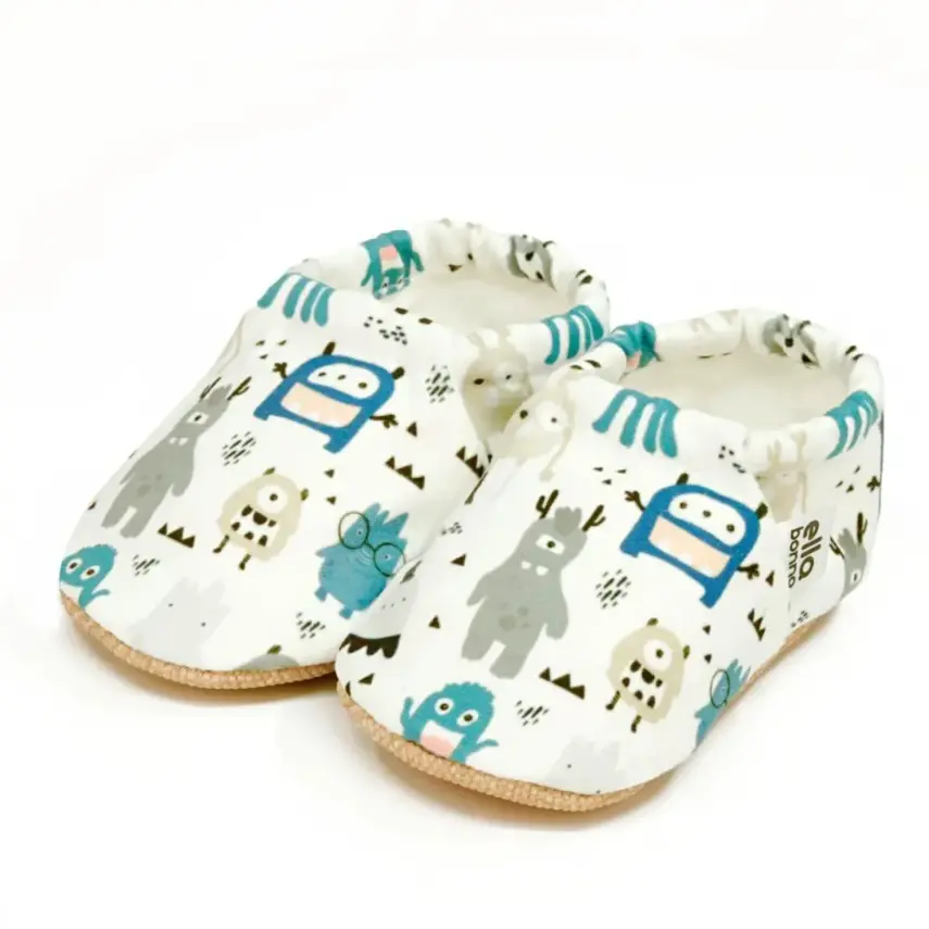 Ella Bonna Unisex Patik Kaydırmaz Taban Sevimli Canavarlar - 1