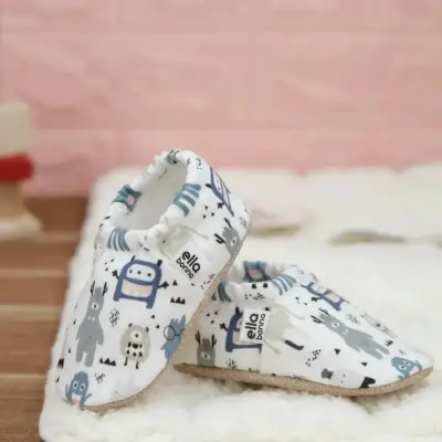 Ella Bonna Unisex Patik Kaydırmaz Taban Sevimli Canavarlar - 10