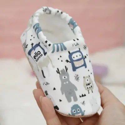 Ella Bonna Unisex Patik Kaydırmaz Taban Sevimli Canavarlar - 8
