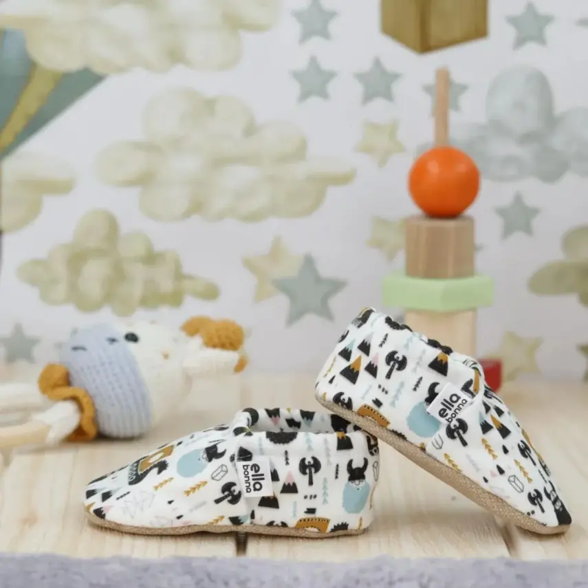 Ella Bonna Unisex Patik Kaydırmaz Taban Vikingler - 4