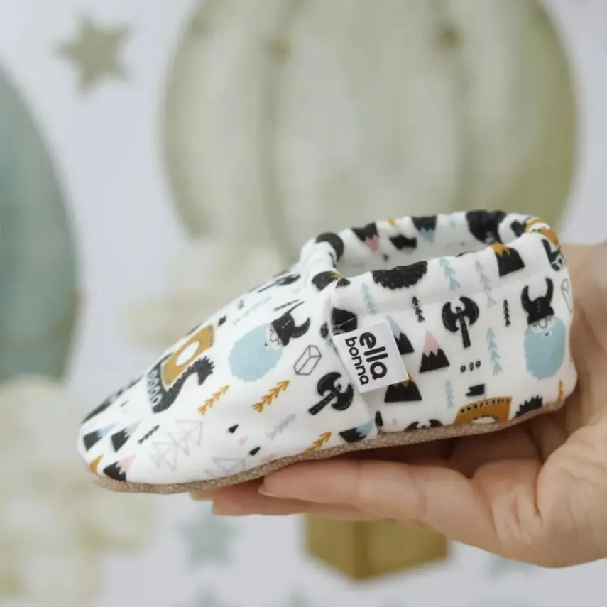 Ella Bonna Unisex Patik Kaydırmaz Taban Vikingler - 8