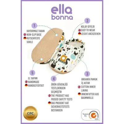 Ella Bonna Unisex Patik Kaydırmaz Taban Vikingler - 11
