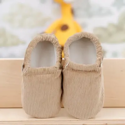 Ella Bonna Unisex Patik Organik Pamuk Kaydırmaz Taban Bej - 5