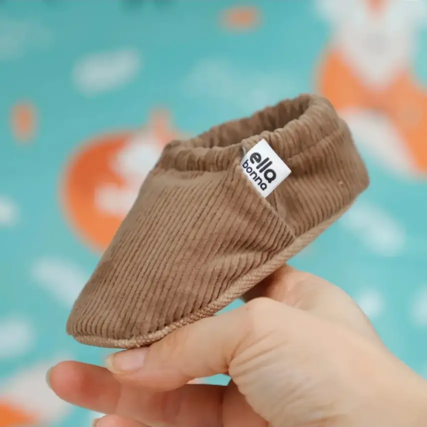 Ella Bonna Unisex Patik Organik Pamuk Kaydırmaz Taban Taba - 4